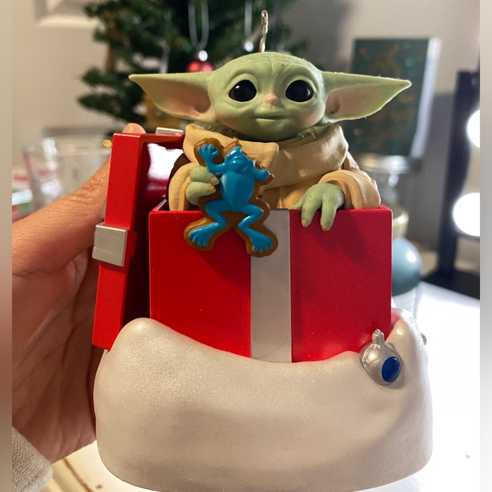 Grogu christmas ornament